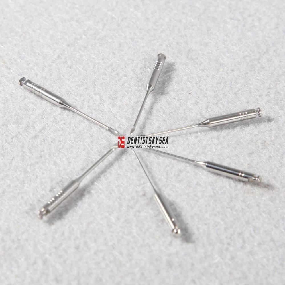 6PCS Dental GATES Drills File 32mm #1-6 Endo Root Canal Rotary Staniless Steel