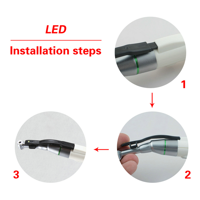 Dental LED Light  Endodontics Endo Motor Cordless Wireless Meter With 16:1 Contra Angle Head