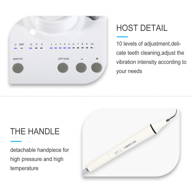 For Cavitron Dental Ultrasonic Scaler SKYSEA fit EMS Handpiece Tip+2 Bottles FDA