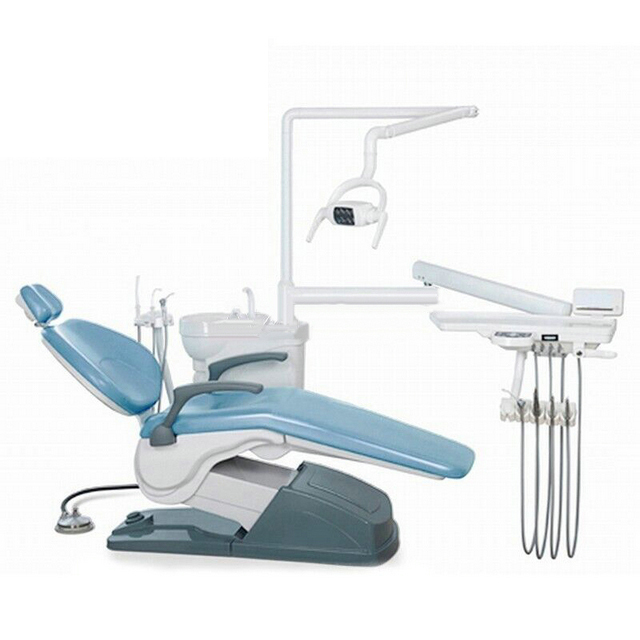 Dental Unit Chair Hard Leather Computer Controlled DC Motor +Stool Kit TJ2688-A1