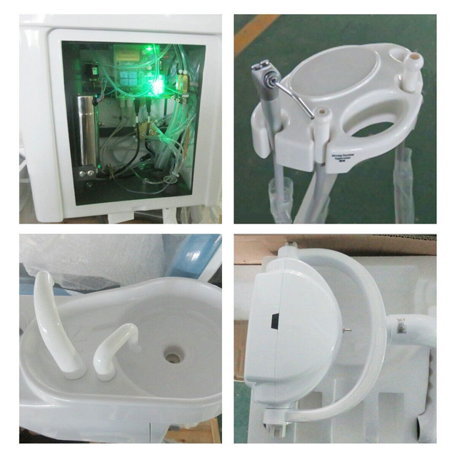 Dental Unit Chair Hard Leather Computer Controlled DC Motor +Stool Kit TJ2688-A1