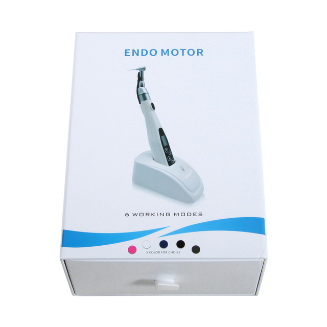 Dental LED Light  Endodontics Endo Motor Cordless Wireless Meter With 16:1 Contra Angle Head