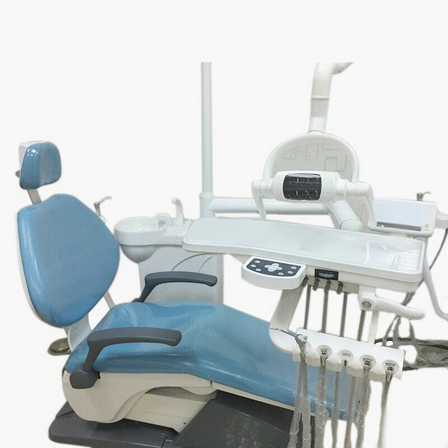 Dental Unit Chair Hard Leather Computer Controlled DC Motor +Stool Kit TJ2688-A1