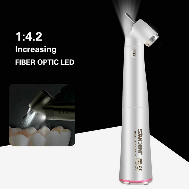 Contre-angle à Fibre Optique LED Pour Moteur électrique NSK - Compatible Sirona - YUSENDENT