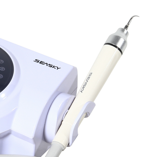 Dental Ultrasonic Scaler + LED Handpiece + 5*Tips Fit Woodpecker EMS Cavitron