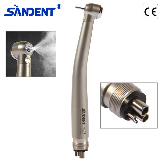 Turbine Dental LED E-generator Fiber Optic High Speed Handpiece Fit NSK 4H