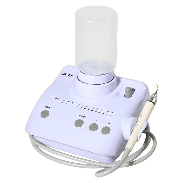 Dental Ultrasonic Piezo Scaler Auto 2 Bottles & LED Handpiece fit Woodpecker EMS