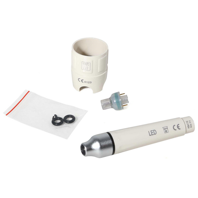 Dental Ultrasonic Piezo Scaler Auto 2 Bottles & LED Handpiece fit Woodpecker EMS