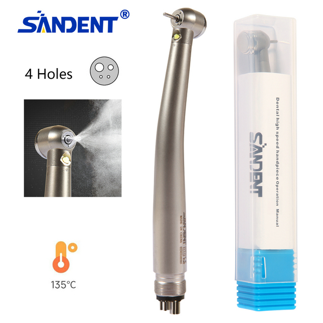 Turbine Dental LED E-generator Fiber Optic High Speed Handpiece Fit NSK 4H