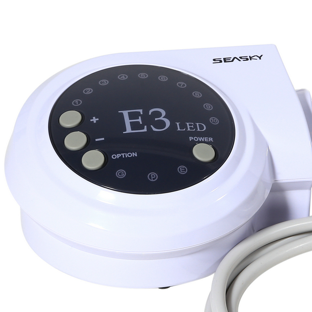 Dental Ultrasonic Scaler + LED Handpiece + 5*Tips Fit Woodpecker EMS Cavitron