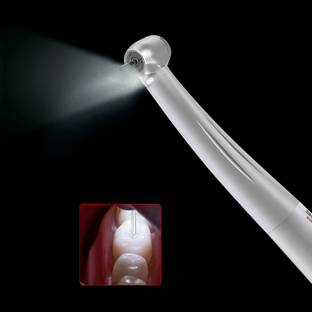 NSK Style Dental Fiber Optic Turbine Handpiece /6-Hole LED Quick Coupler
