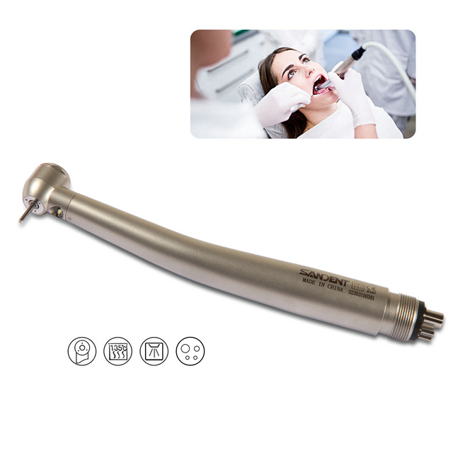 Turbine Dental LED E-generator Fiber Optic High Speed Handpiece Fit NSK 4H