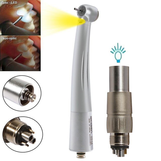 NSK Style Dental Fiber Optic Turbine Handpiece /6-Hole LED Quick Coupler