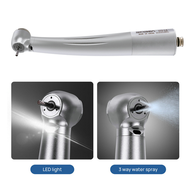 NSK Style Dental Fiber Optic Turbine Handpiece /6-Hole LED Quick Coupler