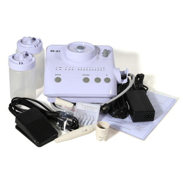 Portable Dental Ultrasonic Scaler Handpiece 2 Bottles Fit DTE SATELEC Cavitron
