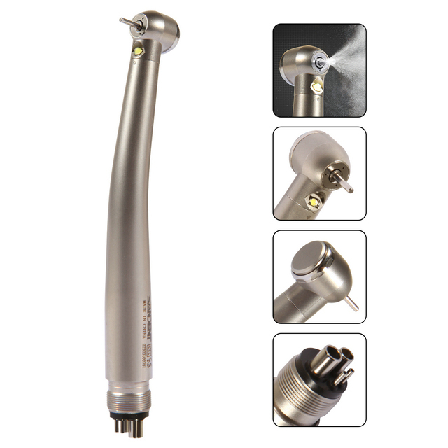 Turbine Dental LED E-generator Fiber Optic High Speed Handpiece Fit NSK 4H