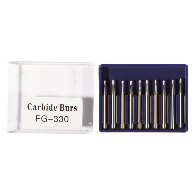 Dental Carbide Burs FG # 330 Pear for High Speed Handpiece 10 per package