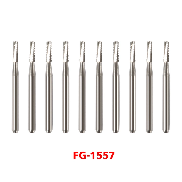 Dental Carbide Steel Bur Drills Dentist Tool for High Speed Handpiece FG1557