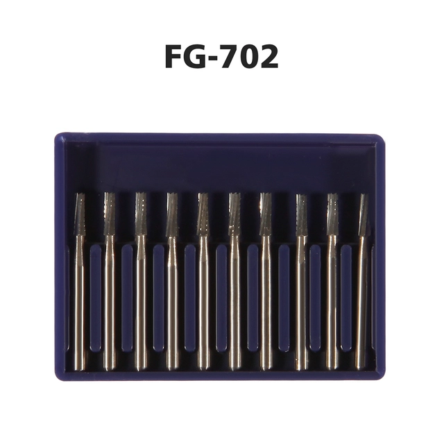 Dental Tungsten Carbide Burs FG 1.6mm for High Speed Handpiece FG#702