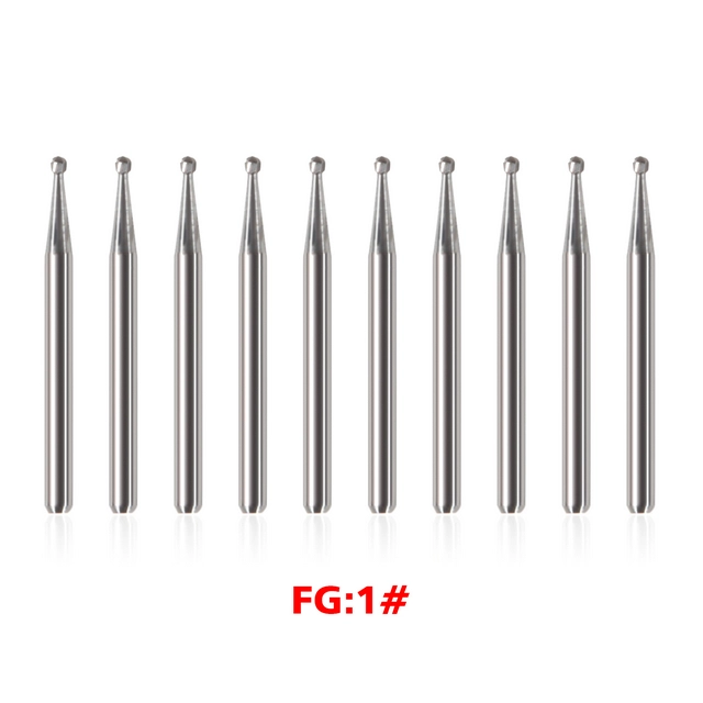 Dental Round Tungsten Carbide Tungsten Steel Bur For High Speed Handpiece FG01