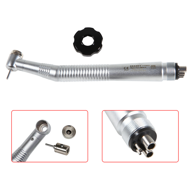 NSK Style Dental High Speed Handpieces Push Button 4 Holes Air Turbine