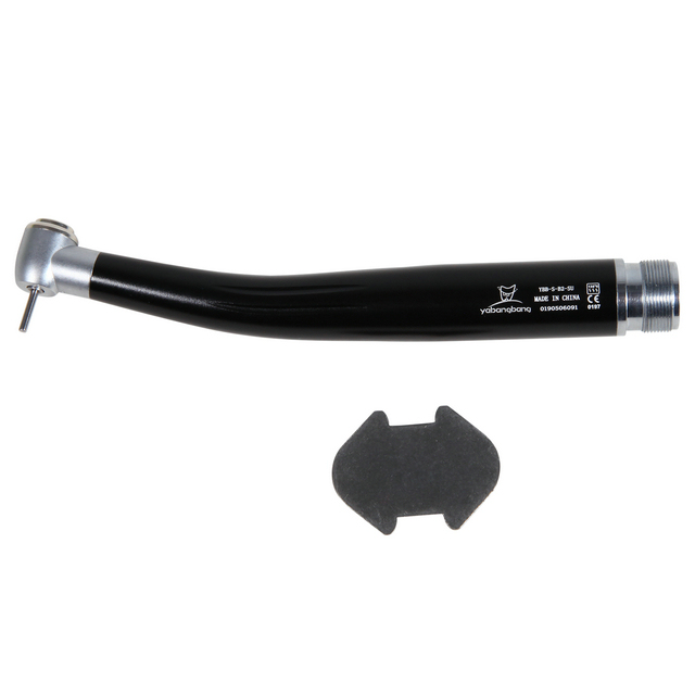 Yabangbang 2 Hole High Speed Handpiece Push Button NSK Style Turbina Air Turbine(Black)