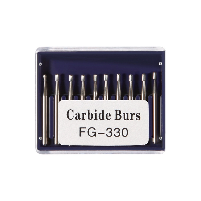 Dental Carbide Burs FG # 330 Pear for High Speed Handpiece 10 per package
