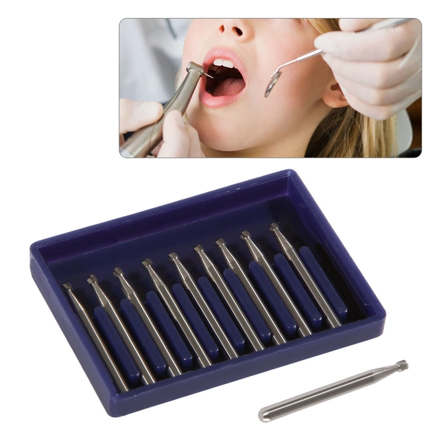Dental Round Tungsten Carbide  Steel Bur For High Speed Handpiece FG03