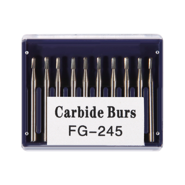 Dental High Speed Handpiece Carbide Burs Steel FG245 FG Bur Drills