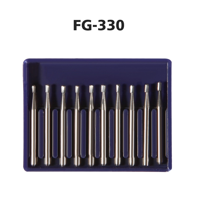 Dental Carbide Burs FG # 330 Pear for High Speed Handpiece 10 per package