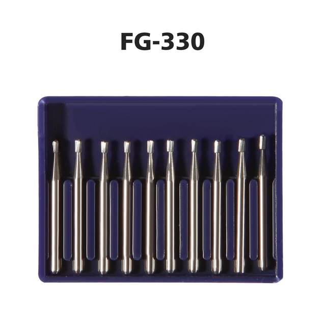Dental Carbide Burs FG # 330 Pear for High Speed Handpiece 10 per package