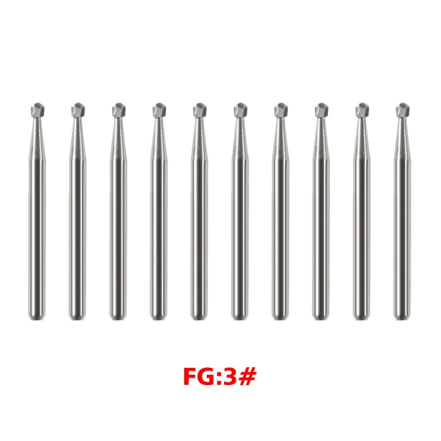 Dental Round Tungsten Carbide  Steel Bur For High Speed Handpiece FG03