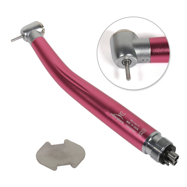 Yabangbang 4 Holes High Speed Handpiece Push Button NSK Style PInk color