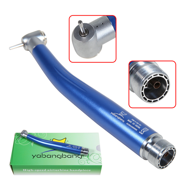 Yabangbang 2 Holes High Speed Handpiece Push Button NSK Style Blue color