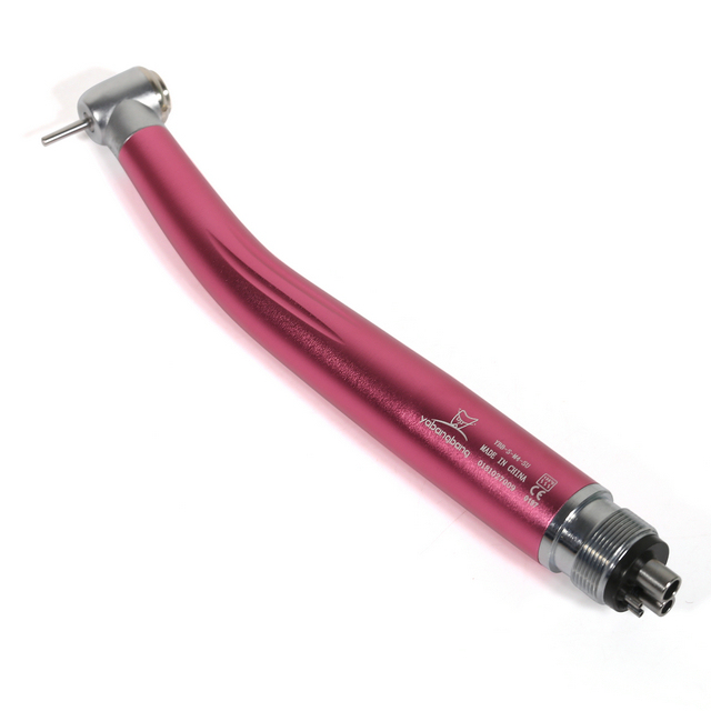 Yabangbang 4 Holes High Speed Handpiece Push Button NSK Style PInk color