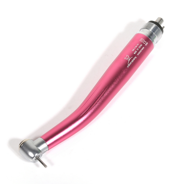 Yabangbang 4 Holes High Speed Handpiece Push Button NSK Style PInk color