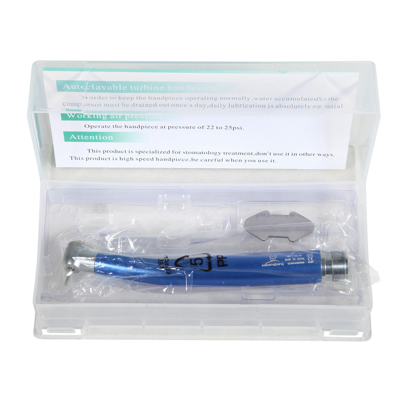 Yabangbang 2 Holes High Speed Handpiece Push Button NSK Style Blue color