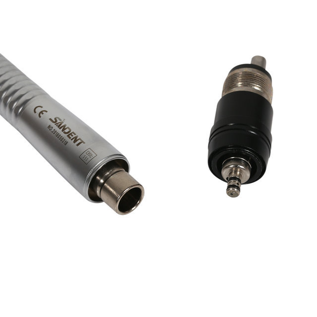 Dental High Speed Big Torque Handpiece Push W/ 4 Holes Coupler fit NSK DAK4
