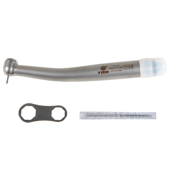 TOSI Dental High Speed Handpiece 3-Spray Turbine 4Holes Stainless Steel