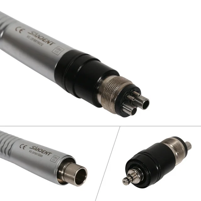 Dental Mini Small Head Handpiece High Speed Air Turbine with Quick Coupler 4Hole