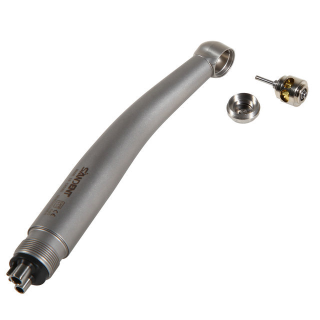 Dental Stainless 3 Spray High Speed Turbine Handpiece 4Holes Fit NSK SANDENT