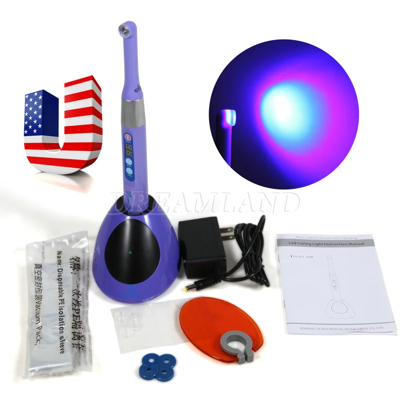 Dental iLed Curing Light Lamp Resin Cure Fast 1s Cure Machine