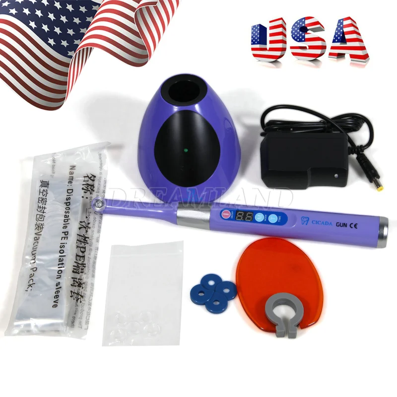 Dental iLed Curing Light Lamp Resin Cure Fast 1s Cure Machine