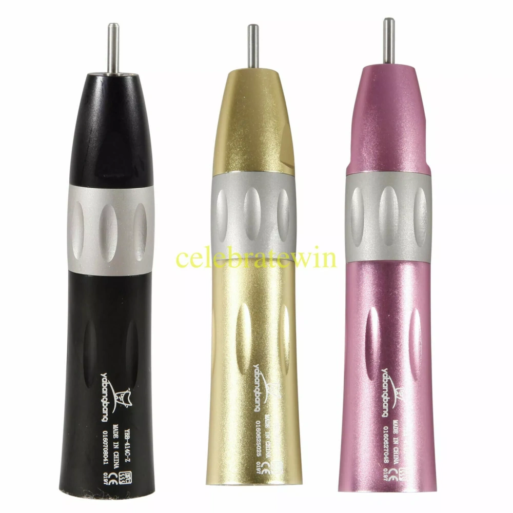 ONE PIECE Dental Internal Water Spray Low Speed Straight Nosecone Handpiece KAVO YH Gold Pink black