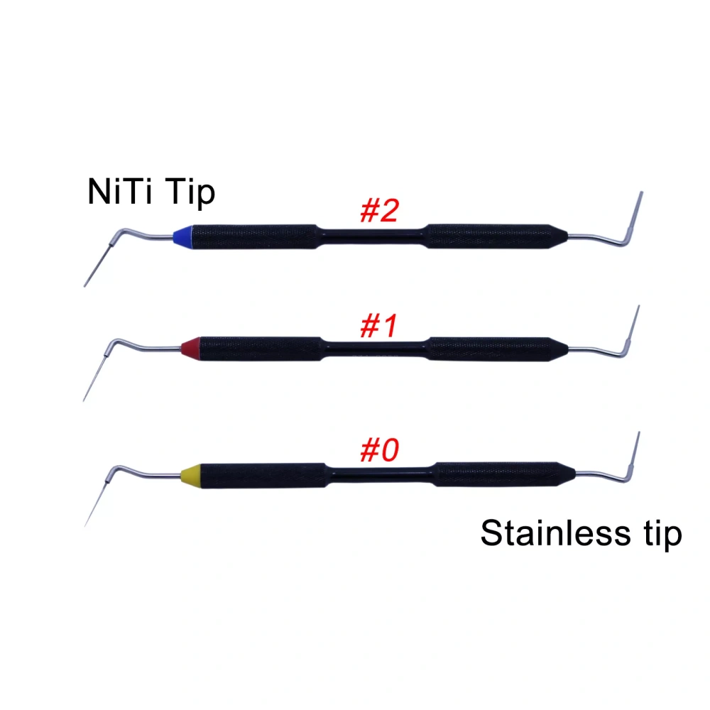 3 Type Dental Sybronendo Endo Buchanan Hand Plugger Tip Fill Obturation No.0/1/2