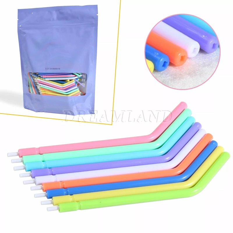 250pcs Dental 3-Way Air Water Syringe Disposable Spray Tips Triple Nozzles Tubes