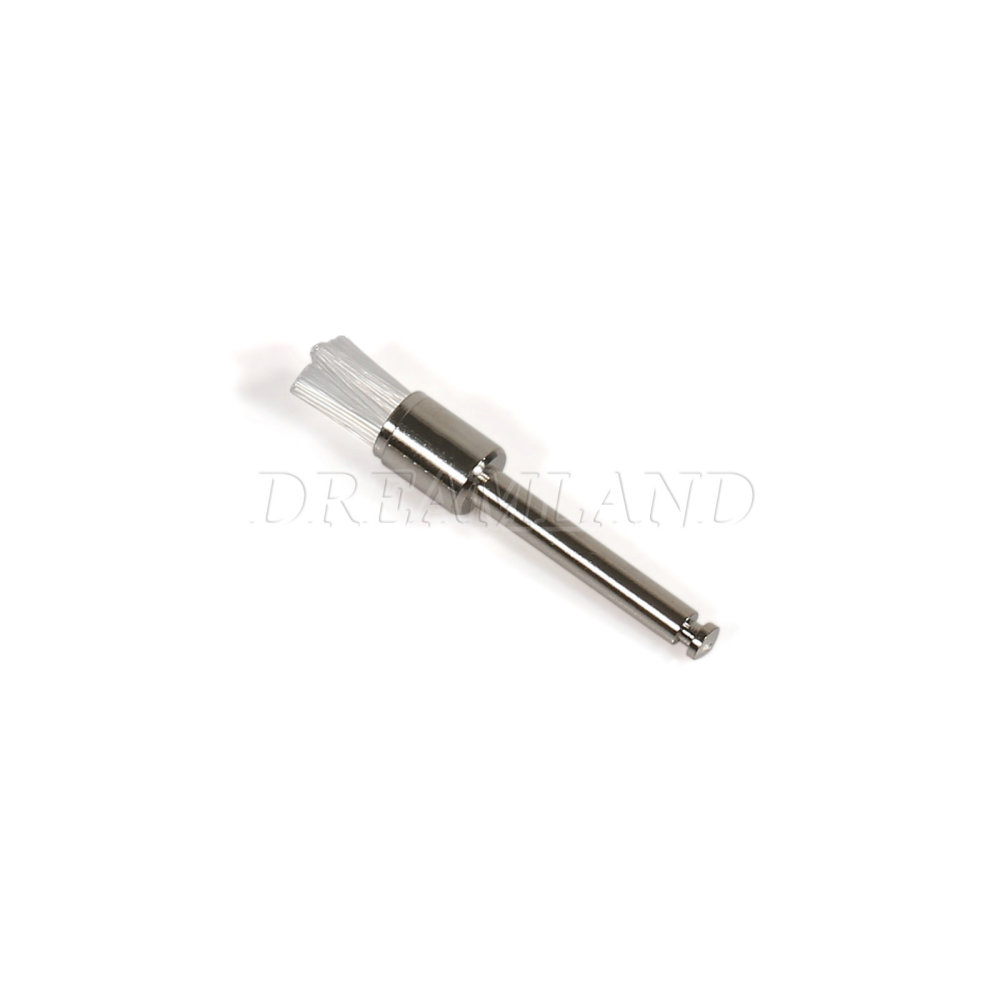 100pcs Dental Nylon Latch Polishing Polisher Prophy Brush point/flat/bowl Teeth Brush