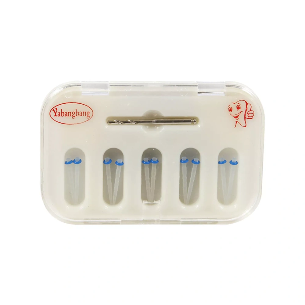 one pack Dental Fiber Post Resin Post Screw Thread Quartz & Drill Kit 1.2 1.4 1.6 1.8
