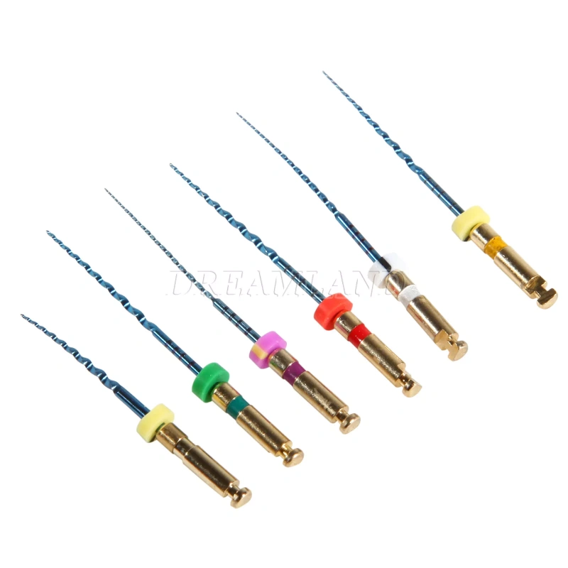 Dental Heat Activated NiTi Files Rotary Engine File Endo Motor Root Treatment 25mm