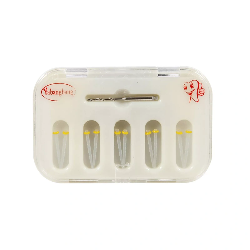one pack Dental Fiber Post Resin Post Screw Thread Quartz & Drill Kit 1.2 1.4 1.6 1.8
